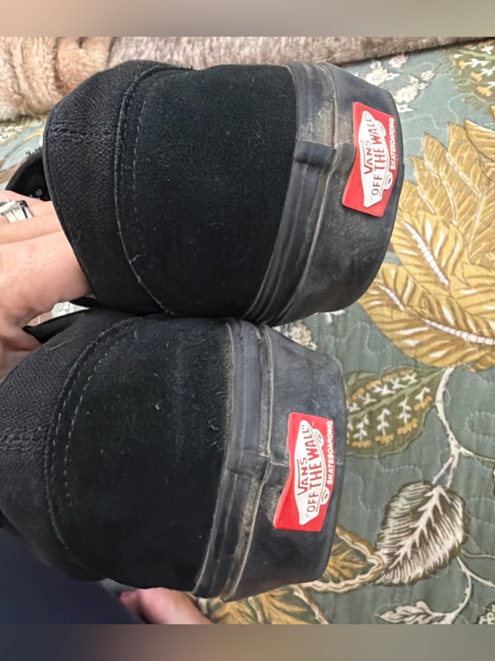 Vans Skate Old Skool 12 Men’s Shoes Black/Black Classic Authentic Pop Cush EUC - Picture 3 of 9